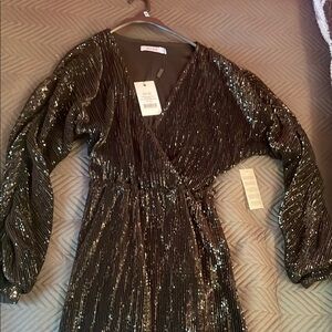 Shimmering Metallic Dress